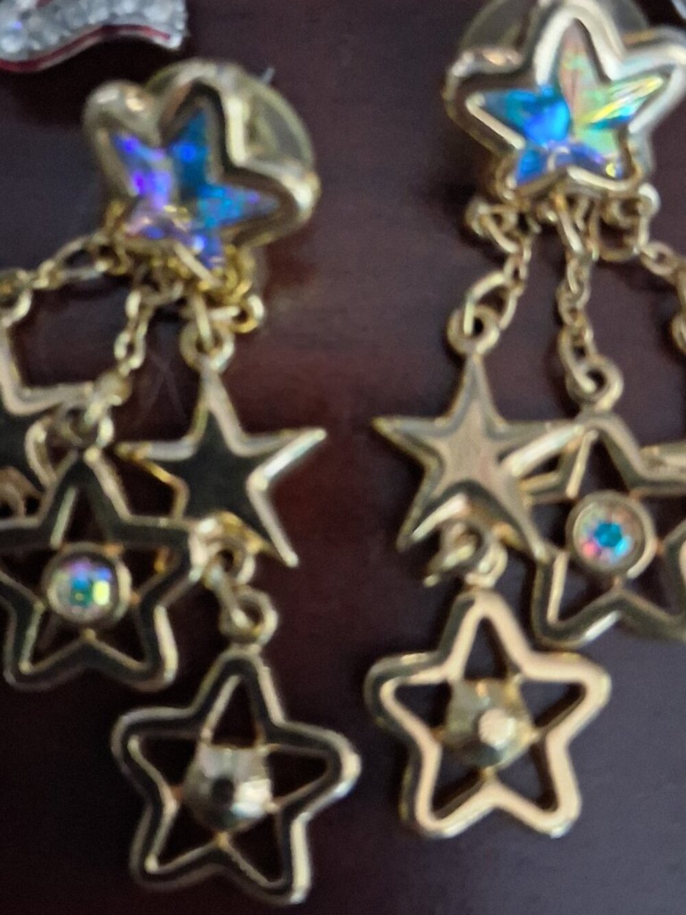 Swarovski Star Drop Earrings